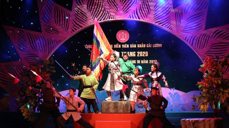 The contest aims to seek new ‘Cai Luong’ talents (Photo: baolongan.vn)