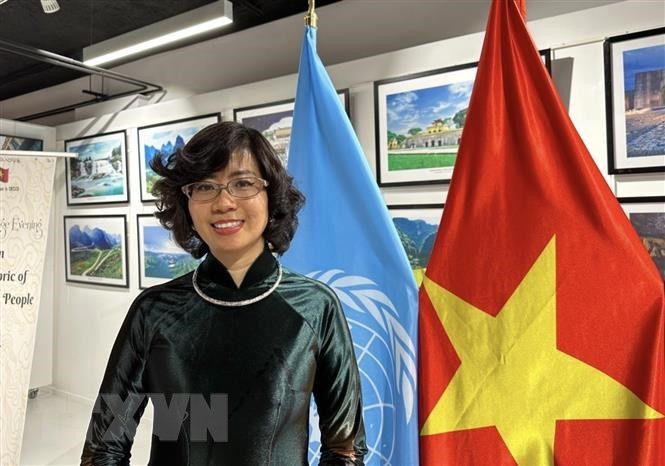 Ambassador Le Thi Hong Van, head of Vietnam's Permanent Delegation to UNESCO. (Photo: VNA)