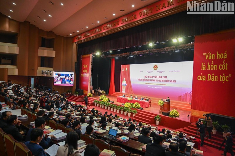 At the Culture Workshop 2022 held in the northern province of Bac Ninh on December 17 (Photo: NDO)