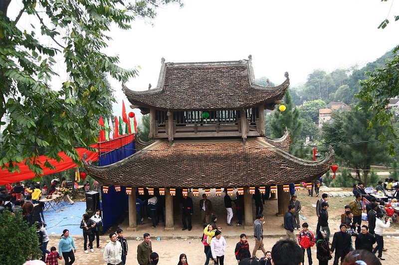 The ancient Tram Gian Pagoda 