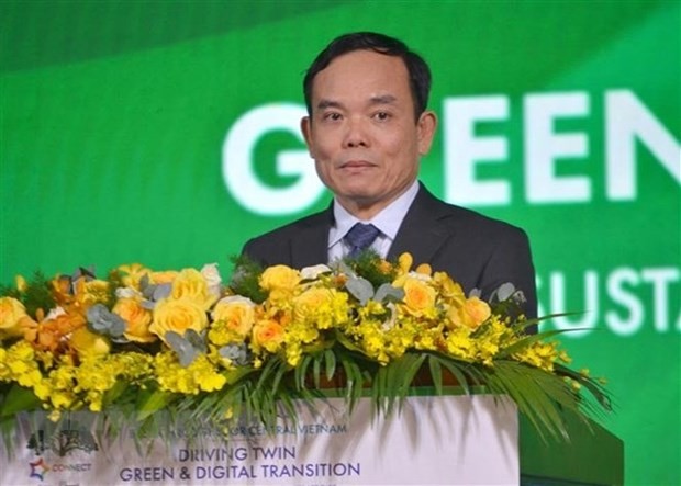 Deputy PM Tran Luu Quang speaks at the event (Photo: VNA)