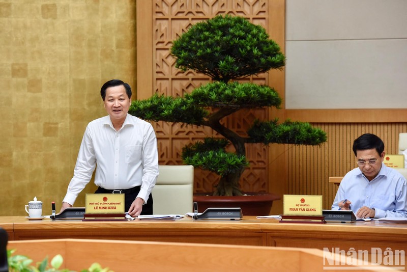 [In Pictures] Prime Minister Pham Minh Chinh chairs Government meeting with localities