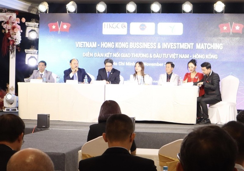 At the Vietnam-Hong Kong Business & Investment Matching held in Ho Chi Minh City on November 20. (Photo: VNA)