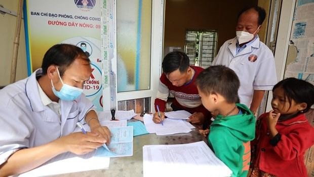 At a vaccination centre in Lai Chau province.(Photo: VNA)