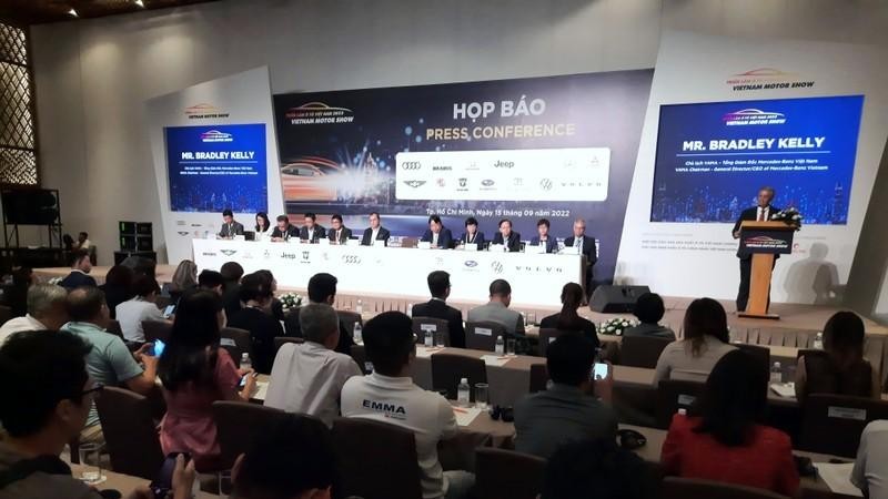 The press conference on the Vietnam Motor Show 2022.