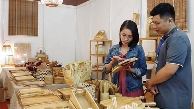 Hanoi Gift Show 2022 opens in the capital city on October 20 with 460 pavilions, including some run online. (Photo: VNA)