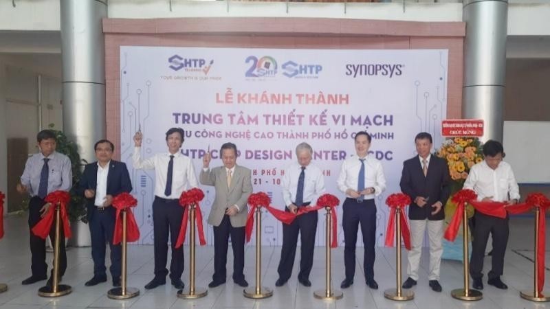 The inauguration of the Saigon Hi-tech Park Chip Design Centre.