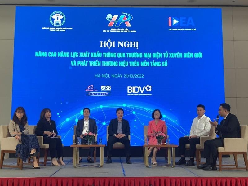 The conference seeks to enhance the export capacity of Vietnamese enterprises through cross-border e-commerce.