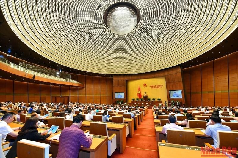 The fourth meeting of the 15th National Assembly. (Photo: Duy Linh)