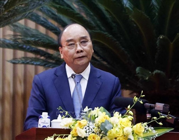 President Nguyen Xuan Phuc addresses the conference of the Supreme People’s Procuracy on December 28. (Photo: VNA)
