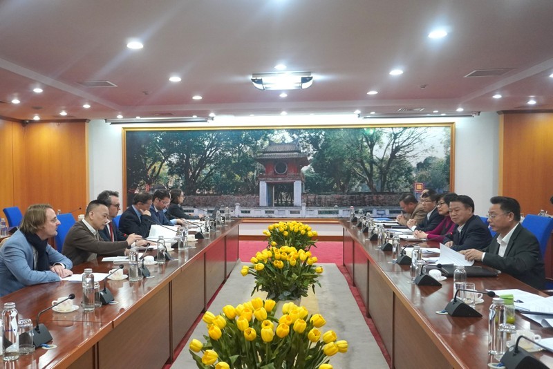 The meeting of the project's steering committee. (Photo: Germany Embassy in Hanoi)