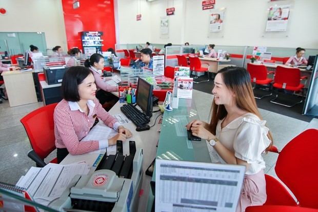 A Techcombank transaction office in Hanoi. (Photo: Techcombank)