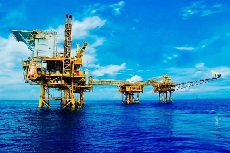 Oil production at the Rang Dong field.