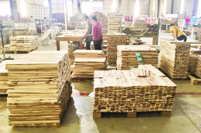 A wood processing company in Dong Nai Province.