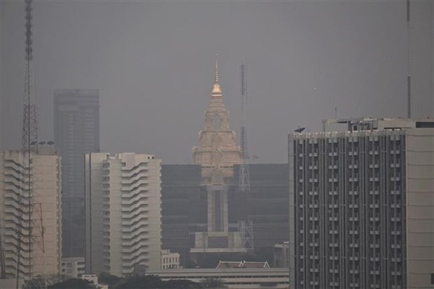 Smog cover Bangkok, Thailand (Photo: AFP)