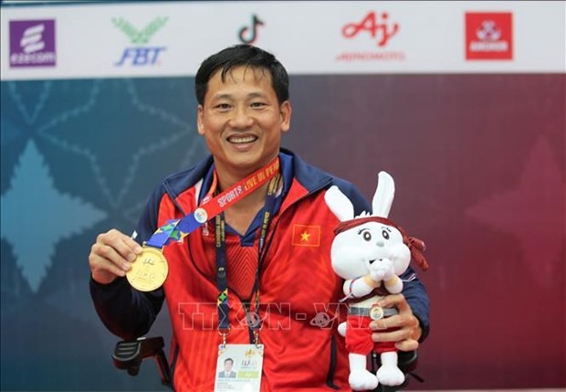 Swimmer Nguyen Hoang Nha. (Photo: VNA)