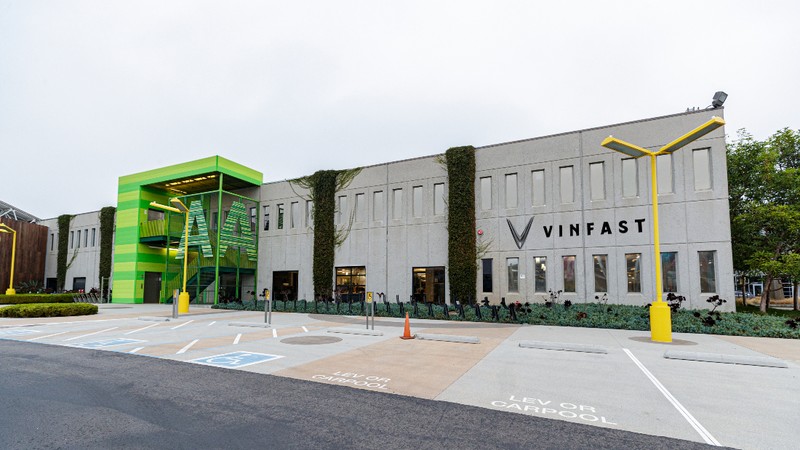 Vietnamese carmaker Vinfast's headquarters in the US.