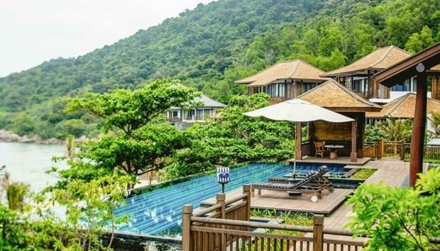 InterContinental Danang Sun Peninsula Resort in the central city of Da Nang ranks 24th on the list of 2022 Readers' Choice Awards.(Photo: www.danang.intercontinental.com)