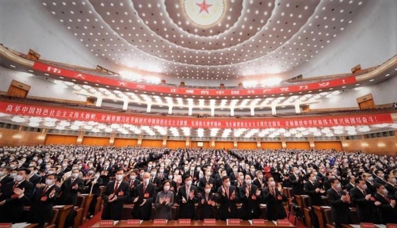 Delegates at the closing session of the 20th National Congress of the Communist Party of China. (Photo: Xinhua)