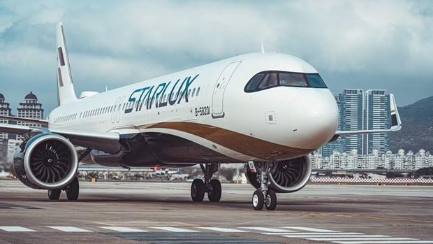 The plane of Starlux Airlines (Photo: Danang International Terminal)