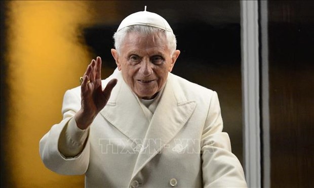 Pope Benedict XVI at Saint Peter's Basilica in the Vatican on December 31, 2012. (File photo: AFP/VNA)