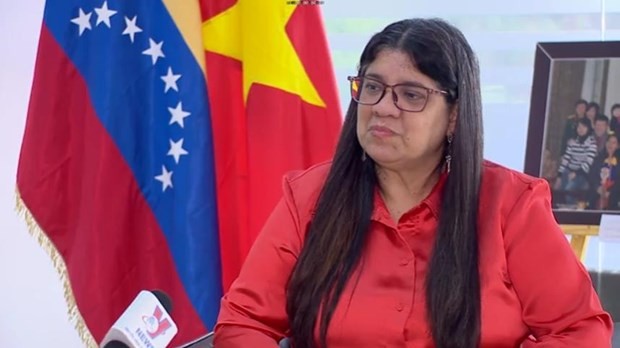 Venezuelan Ambassador to Vietnam Tatiana Pugh Moreno (Photo: VNA)
