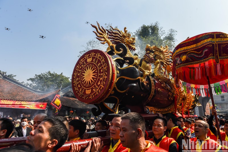 According to the organisers, the best part of the thousand-year-old festival is the huge firecracker procession.
