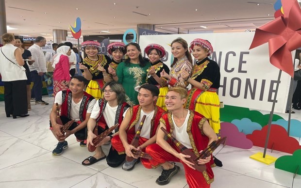 Vietnamese performers attend the Francophonie month event in Malaysia. (Photo: bernama.com)
