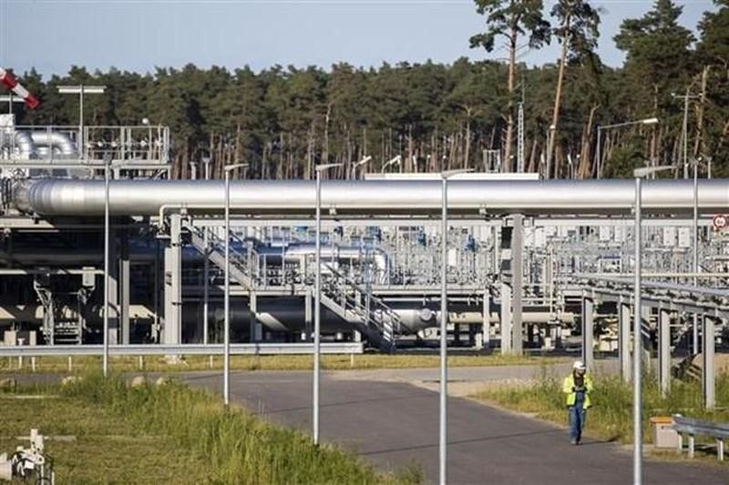 The gas pipeline of the Nord Stream 2 project in Lubmin (Germany). (Photo: AFP/VNA)