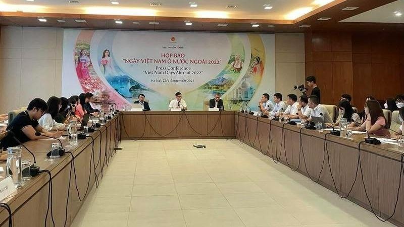 At the press conference on Vietnam Days Abroad 2022 (Photo: NDO)