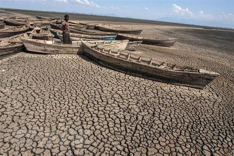 Drought at Lake Chilwa in Zomba District, eastern Malawi, on October 19, 2018. (Photo: AFP/VNA)