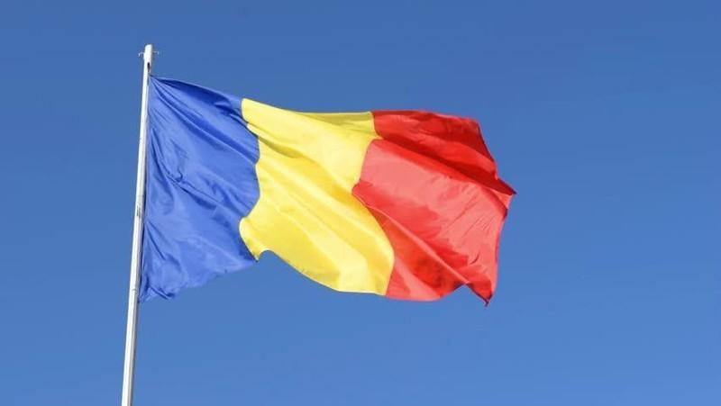 Romania's national flag