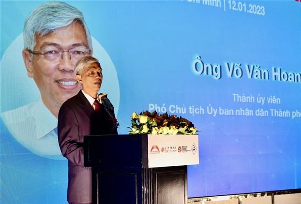 Vo Van Hoan, Vice Chairman of the People’s Committee of Ho Chi Minh City addresses the event (Photo: VNA)