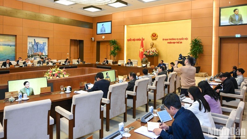 An overview of the NA Standing Committee's 20th session (Photo: NDO)