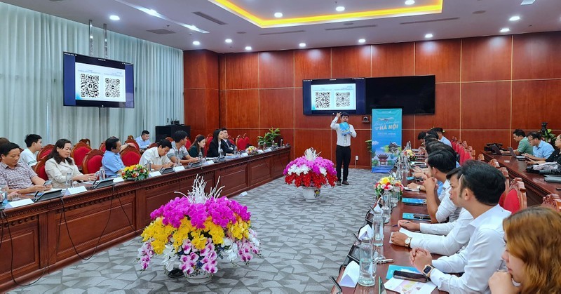 At the conference to introduce the Hanoi - Ca Mau air route (Photo: NDO)
