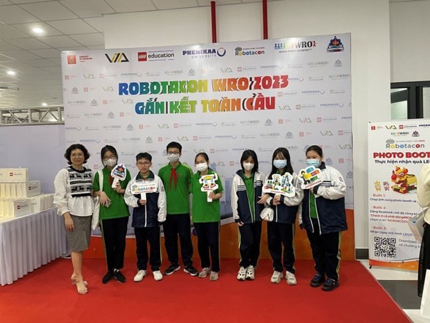 Robotacon Wro 2023 is a prestigious educational contest for youngsters from 6-19 years old (Photo: VNA)