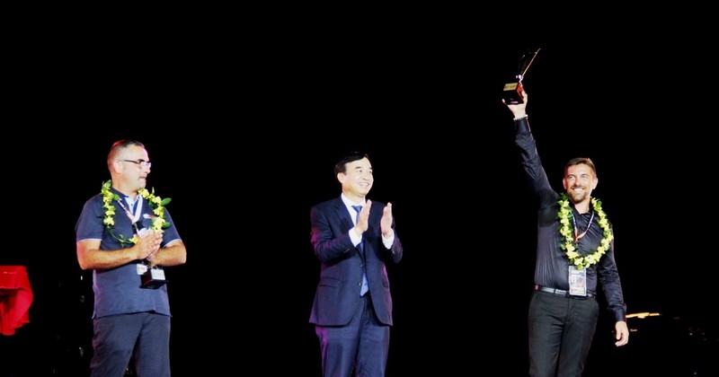 France receives the championship trophy and the second prize went to Italy.