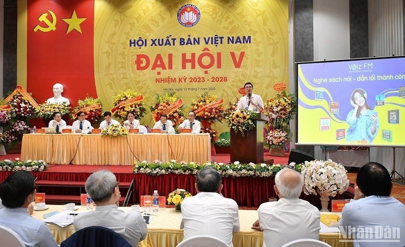 Audiobook development is one of the important issues discussed at the fifth Vietnam Publishing Association’s Congress. (Photo: THANH DAT)