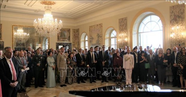 Participants in the ceremony held by the Vietnamese Embassy in Italy on September 5. (Photo: VNA)