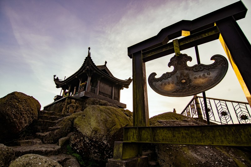 Dong Pagoda on top of Yen Tu Mountain. (Photo: Pham Hoc/baoquangninh.vn)