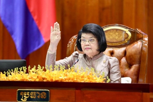 President of the Cambodian National Assembly Samdech Khuon Sudary. (Photo: qdnd.vn)