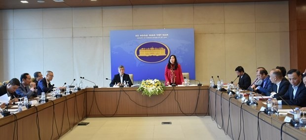 Deputy Minister of Foreign Affairs Le Thi Thu Hang has called on Vietnamese representative offices in foreign countries to mobilise the OV resources to develop the nation. (Photo: qdnd.vn)