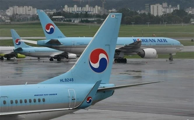 Korean Air’s plane at Gimpo airport in Seoul (the RoK). (Photo: AFP/VN)