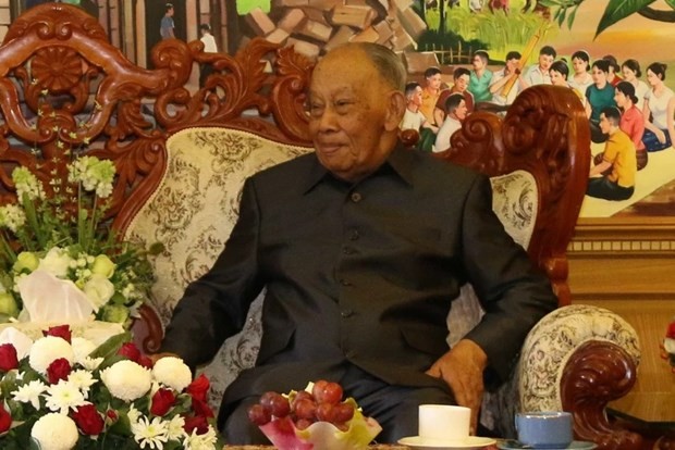 Former LPRP Chairman and former President of Laos Khamtai Siphandone. (Photo: VNA)