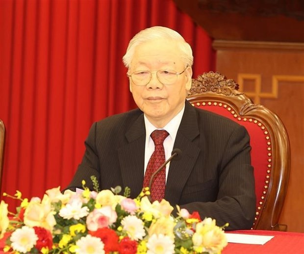 General Secretary of the Communist Party of Vietnam (CPV) Central Committee Nguyen Phu Trong. (Photo: VNA) 