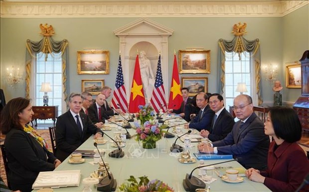 An overview of the first Vietnam-US Dialogue at the foreign ministerial level (Photo: VNA)