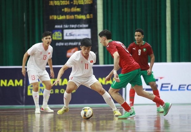 Vietnam come third at int’l friendly futsal tournament 2024 (Photo: VNA)