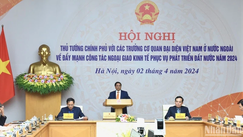 PM Pham Minh Chinh speaks at the event (Photo: NDO)