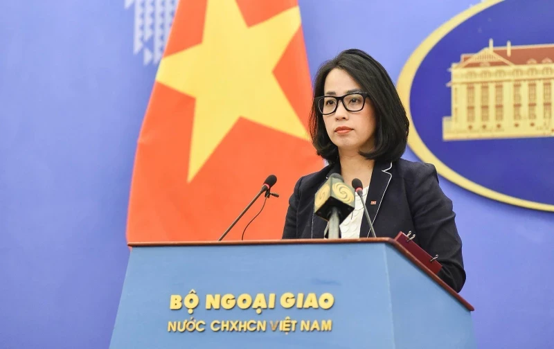 Vietnamese Foreign Ministry’s Spokeswoman Pham Thu Hang. 