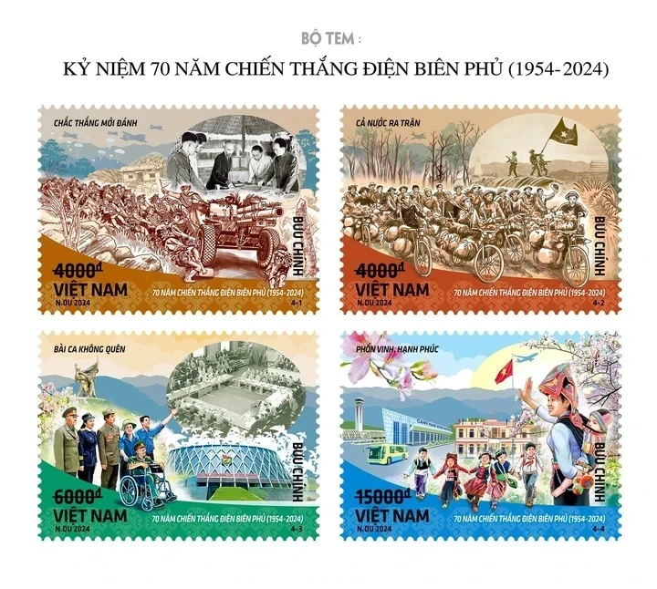 Set of stamps to be issued (Photo: MInistry of Information and Communications ) 